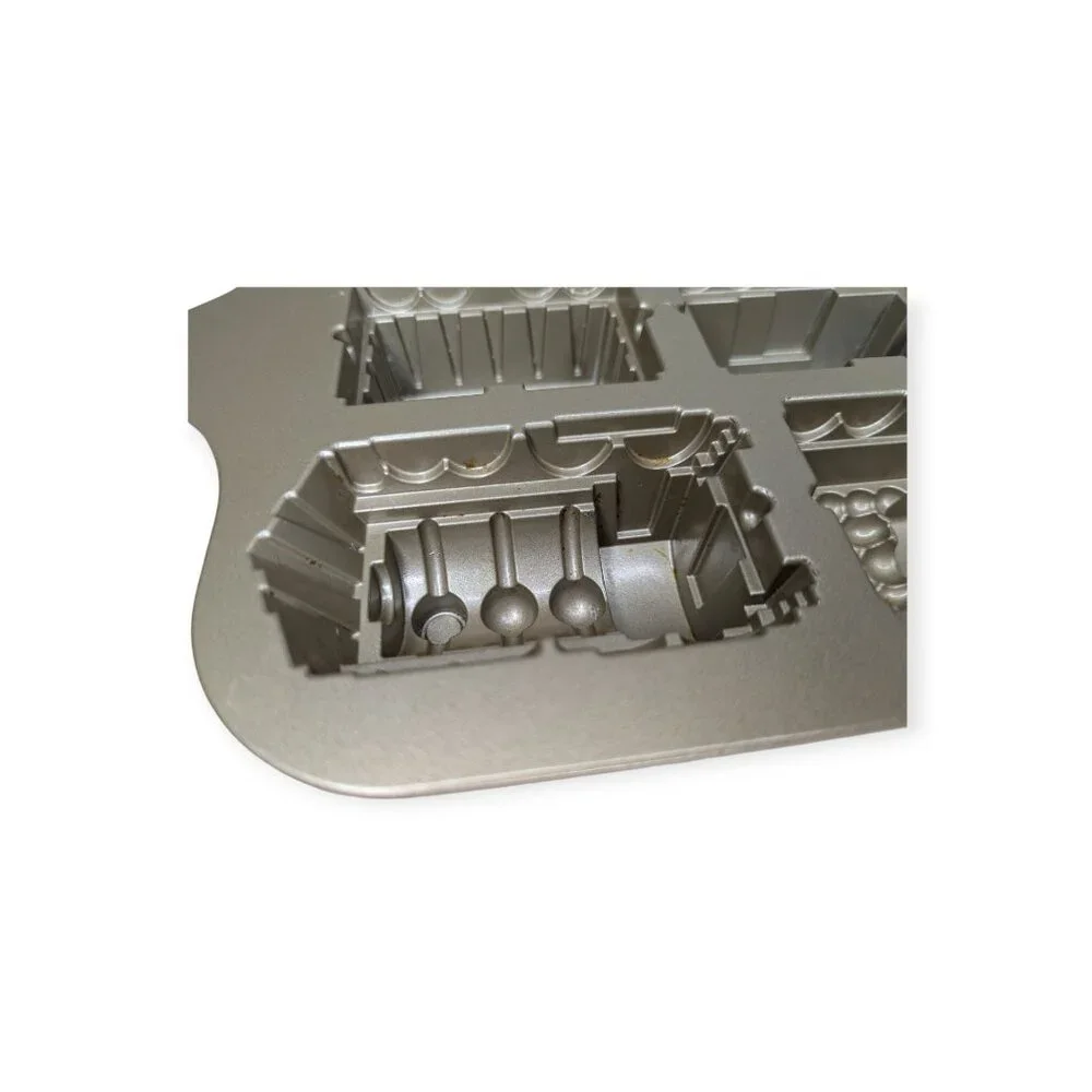 Nordic Ware 3D Railroad Train Cake or Cupcake Pan 5 Cups